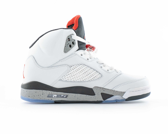 Кроссовки Air Jordan 5 Retro "White Cement" (5028-6) [СС] от магазина vikingsmen.ru