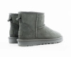 Угги UGG Mini Bailey Logo Strap Suede Grey (W101-4) от магазина vikingsmen.ru