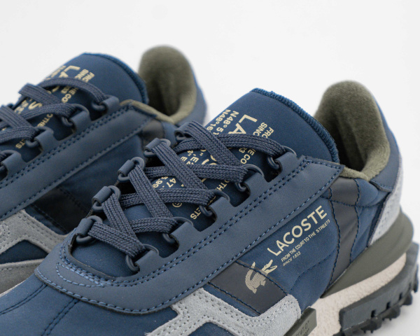Кроссовки Lacoste Elite Active "Dark Blue/Gray" (М995-12) от магазина vikingsmen.ru