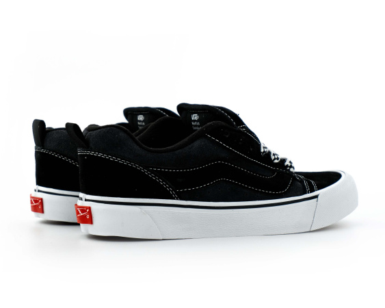 Кеды Vans Knu Skool VLT LX "Black Charcoal" (W118-2) от магазина vikingsmen.ru