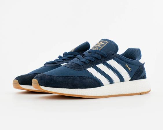 Кроссовки Adidas Iniki Runner "Dark Blue" (М230-4) от магазина vikingsmen.ru