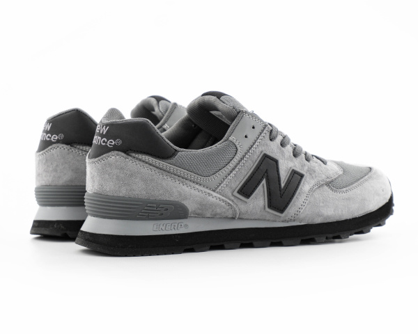Кроссовки New Balance 574 "Grey/Black" (510-5) [АС] от магазина vikingsmen.ru