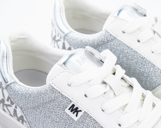 Кроссовки женские Michael Kors "White/Gray" (F-16) от магазина vikingsmen.ru