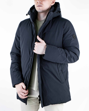 Куртка зимняя удлиненная Armani Exchange (77-137) (L, Темно-синий)