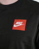 Футболка Nike логотип в красном квадрате (21039165) (S, Черный)
