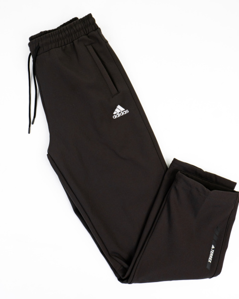 Брюки спортивные мужские Adidas на флисе (0076) (M, Хаки)