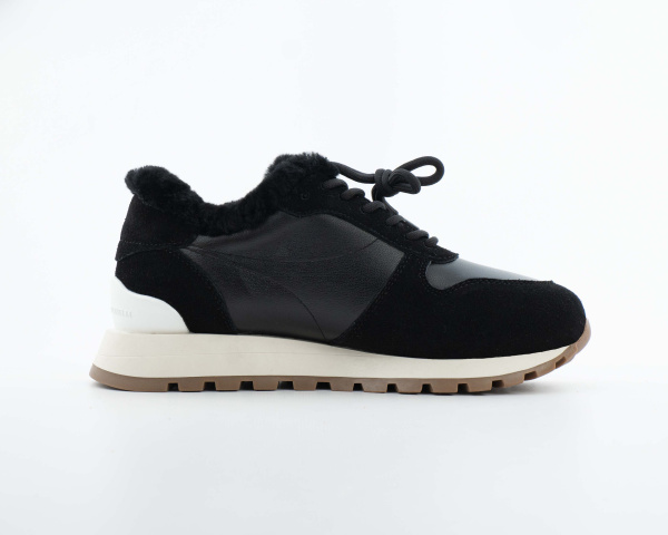 Кроссовки зимние женские "Black/White" (V38-1) от магазина vikingsmen.ru