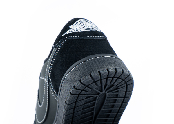 Кроссовки Travis Scott x Air Jordan 1 Low OG SP "Black Phantom" (5029-12) от магазина vikingsmen.ru