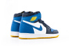 Кроссовки Nike Air Jordan 1 High "Blue/White/Yellow" (5025-68) |BB| от магазина vikingsmen.ru