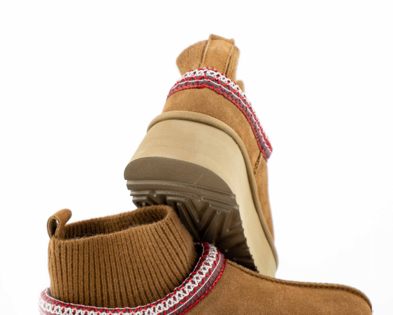Угги UGG Tazz Knit Platform Chestnut (163-4) от магазина vikingsmen.ru