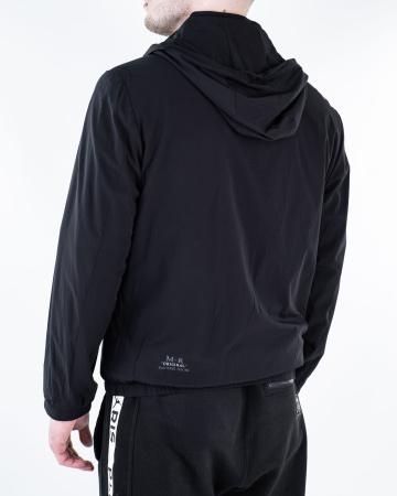 Ветровка на молнии мужская спортивная (8823) (L, Черный)