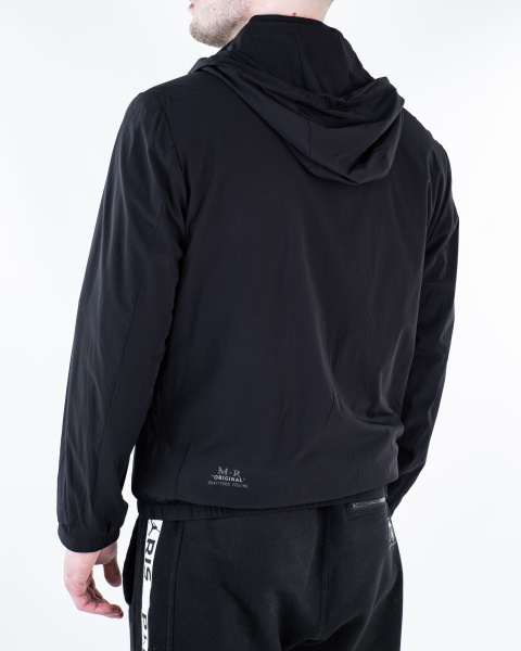 Ветровка на молнии мужская спортивная (8823) (L, Черный)