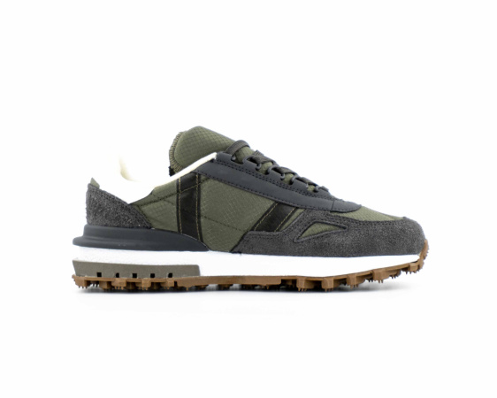 Кроссовки Lacoste Elite Active 223 2 SMA "Grey/Green" Termo (4995-4) от магазина vikingsmen.ru