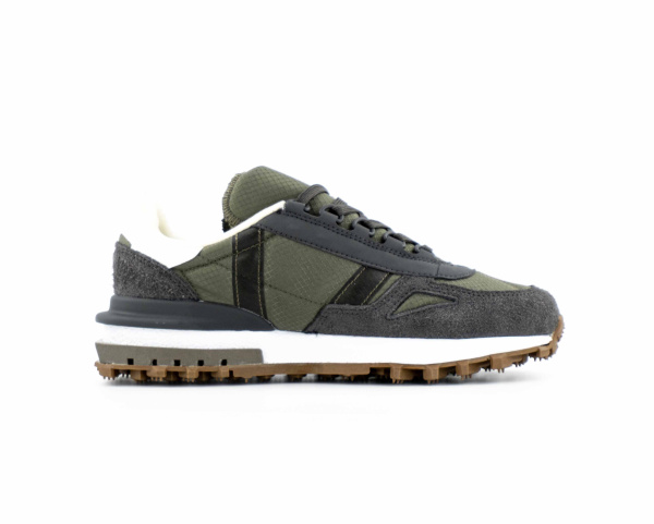 Кроссовки Lacoste Elite Active 223 2 SMA "Grey/Green" Termo (4995-4) от магазина vikingsmen.ru