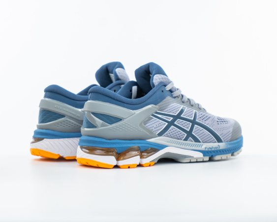 Кроссовки Asics Gel Kayano 26 "Sheet Rock Mako Blue" (М605-7) от магазина vikingsmen.ru