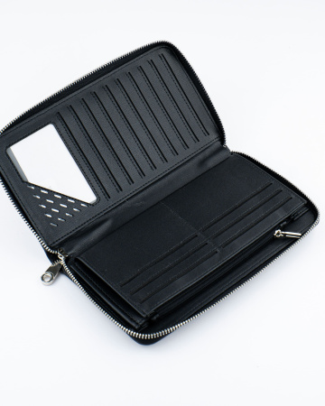 Детальное изображение Портмоне большое (черный) (9001)