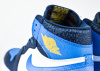 Кроссовки Nike Air Jordan 1 High "Blue/White/Yellow" (5025-68) |BB| от магазина vikingsmen.ru