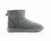 Угги UGG Mini Bailey Logo Strap Suede Grey (W101-4) от магазина vikingsmen.ru