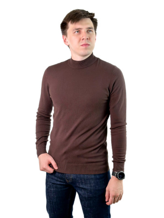 Джемпер мужской (4200) (Коричневый, XXL)