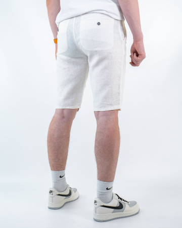 Шорты лен мужские Armani Exchange (21037509) (46 (W30), Белый, 46 (S))