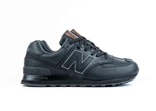 Кроссовки New Balance 574 "Black/Brown" (845-2) |AA1| от магазина vikingsmen.ru