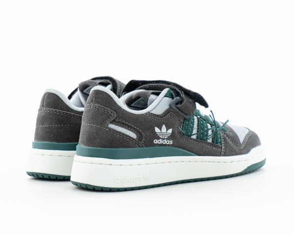 Детские кроссовки Adidas Forum Low "Grey/Green" (С557-8) от магазина vikingsmen.ru