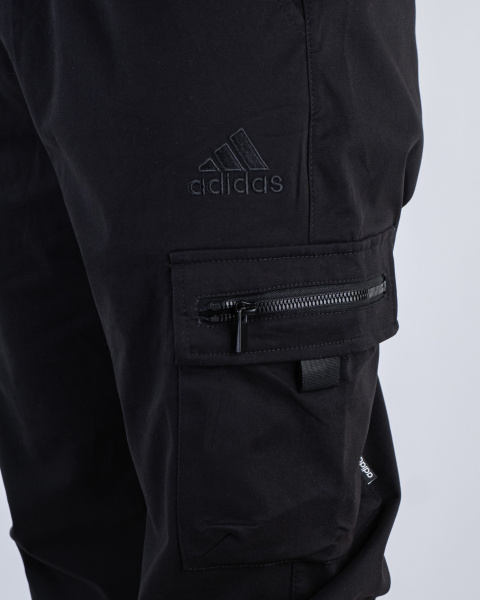 Джоггеры спортивные Adidas (1611) (M, Темно-серый, 48 (M))