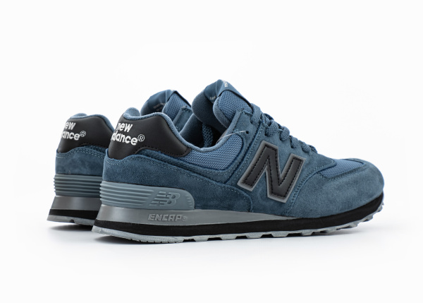 Кроссовки New Balance 574 "Blue/Black" (417-28) от магазина vikingsmen.ru