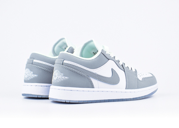 Кроссовки Nike Air Jordan 1 low "Wolf Grey" (5526-44) |AA1| от магазина vikingsmen.ru