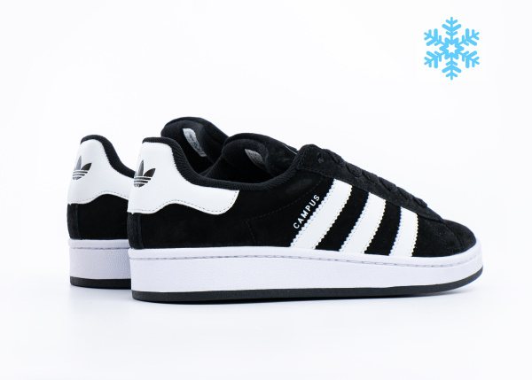 Кроссовки Adidas Campus 00s "White Black" с мехом (ADM-2)|CB| от магазина vikingsmen.ru
