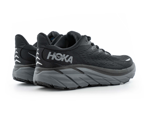 Кроссовки женские HOKA Clifton 8 "Black" (W312-4) от магазина vikingsmen.ru