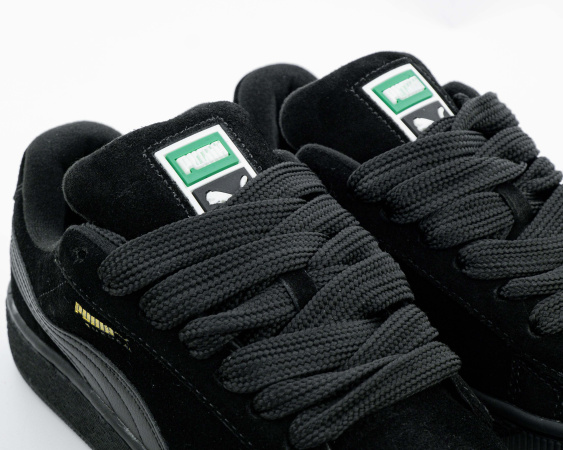 Кроссовки PUMA Suede XL "Triple Black" зимние (520-4) от магазина vikingsmen.ru