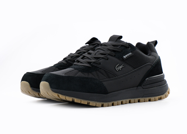 Кроссовки Lacoste Gore-Tex "Black/Brown" (476-2) от магазина vikingsmen.ru