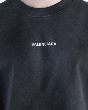 Детальное Изображение Хлопковая футболка Balenciaga (21038111)