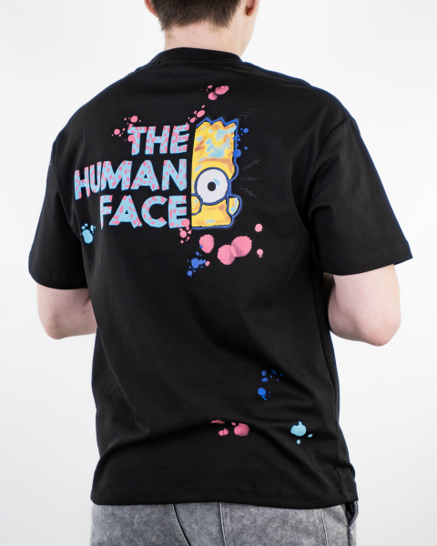 Футболка мужская LAHKIN'S "THE HUMAN FACE" (5250) (XL, Черный)