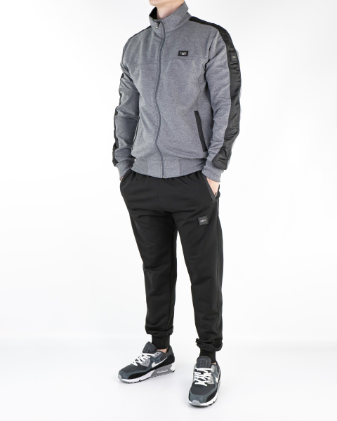 Костюм спортивный Hugo Boss (1138)) (XXL, Серый, 58 (XXL))