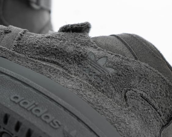 Кроссовки Adidas Forum Mid "GREY" с мехом (555-1) от магазина vikingsmen.ru