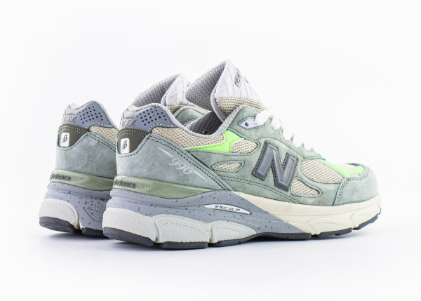 Кроссовки New Balance 990v3 "Grey-Blue/LT.Green" (600-3) от магазина vikingsmen.ru