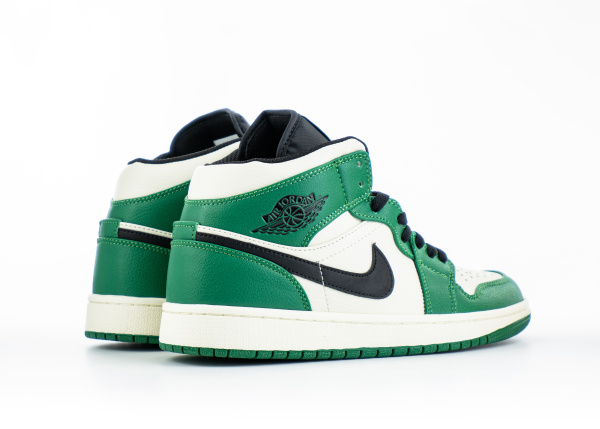 Кроссовки Nike Air Jordan 1 Mid "Pine Green" (М5525-16) [СС] от магазина vikingsmen.ru