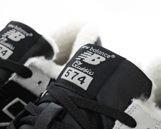 Кроссовки New Balance 574 "Black" зимние (479-5) от магазина vikingsmen.ru