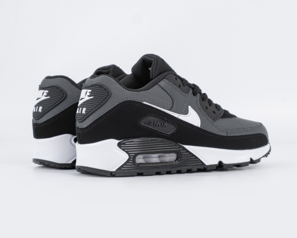 Кроссовки Nike Air Max 90 "Grey/Black/White" (806-8) [СС] от магазина vikingsmen.ru