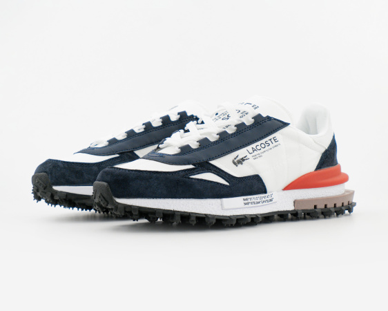 Кроссовки Lacoste Elite Active "White/Black/Red" (М995-2) от магазина vikingsmen.ru