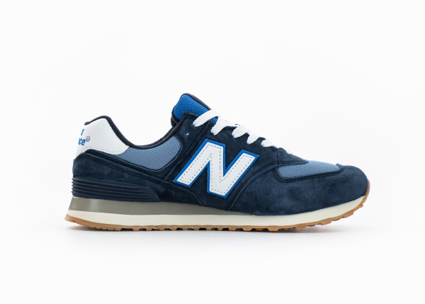 Кроссовки New Balance 574 "Blue/White" (477-16) от магазина vikingsmen.ru
