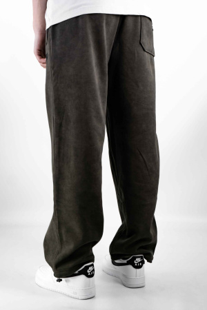 Брюки спортивные мужские утепленные Nike (95016) (M, Зеленый)