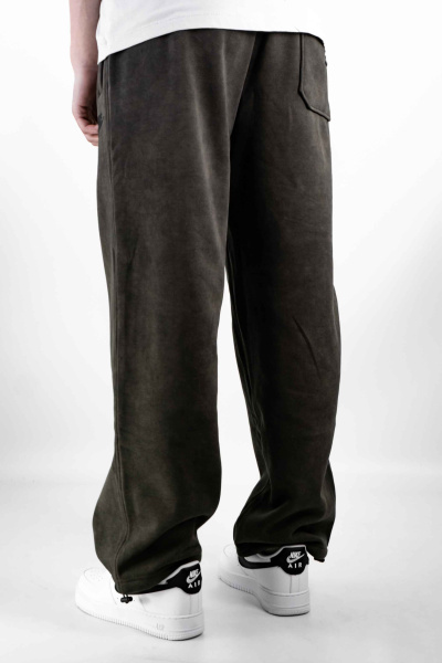 Брюки спортивные мужские утепленные Nike (95016) (M, Зеленый)