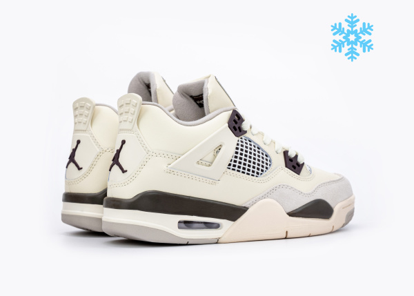Кроссовки Nike Air Jordan 4 Retro "Beige" с мехом (M526-16)|CA| от магазина vikingsmen.ru
