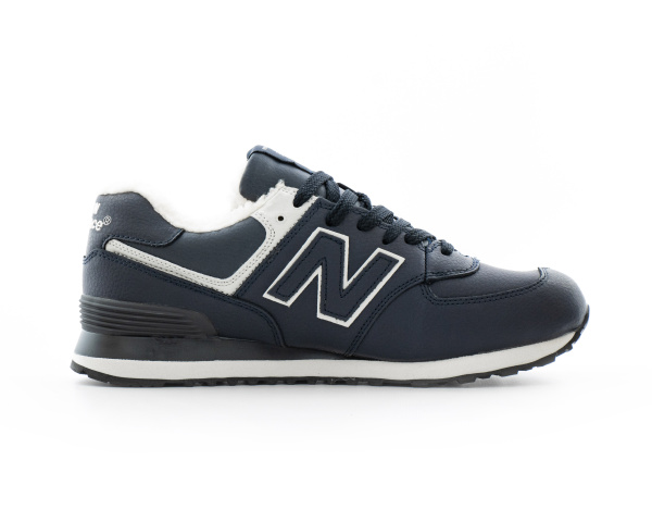 Кроссовки New Balance 574 "DK. Blue" зимние (479-6) от магазина vikingsmen.ru