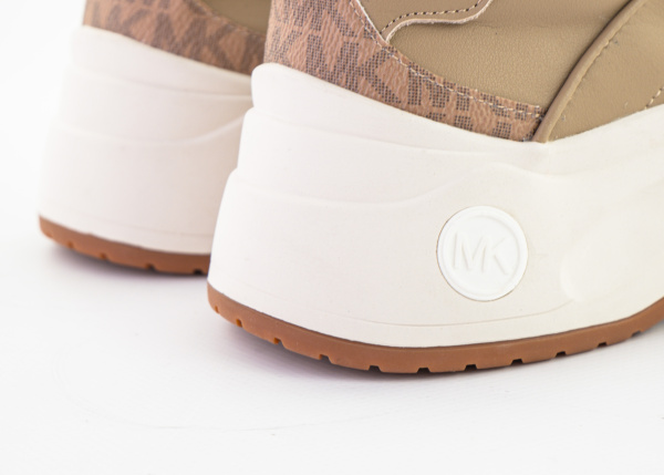 Кроссовки женские Michael Kors (А-119) (Кофейный с логотипом) от магазина vikingsmen.ru