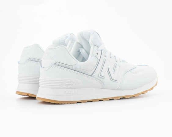 Кроссовки New Balance 574 "White/Beige" (456-12)[СС] от магазина vikingsmen.ru