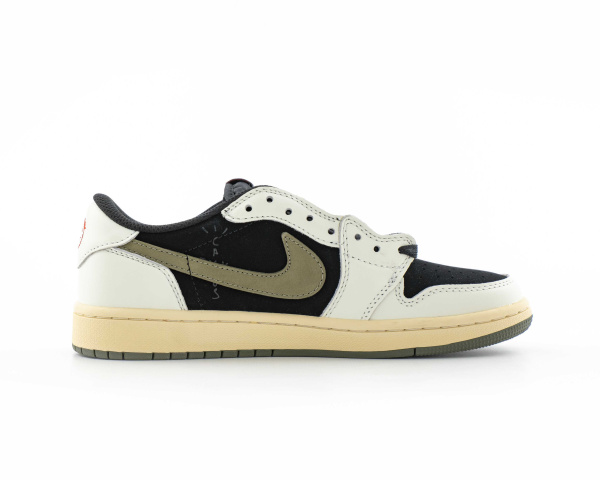Кроссовки Travis Scott x Wmns Air Jordan 1 Low OG "Olive" (9628-7) [СС] от магазина vikingsmen.ru